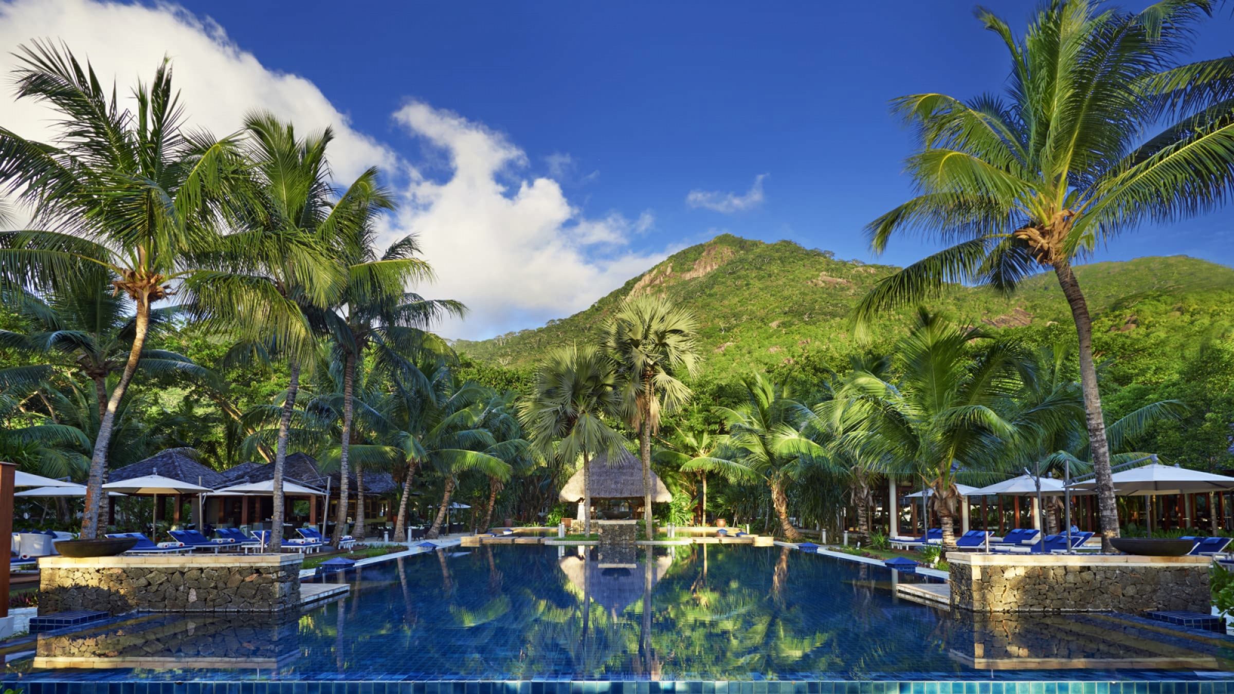 Hilton seychelles labriz resort and spa labriz swimming pool and mountains 2400