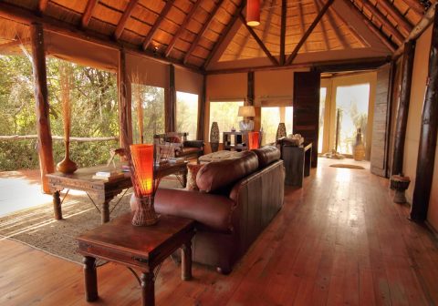 Amakhala bush lodge tented lounge area 1280