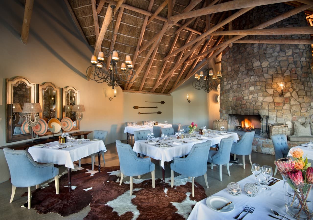 Kwandwe great fish river lodge guest dining area 1280