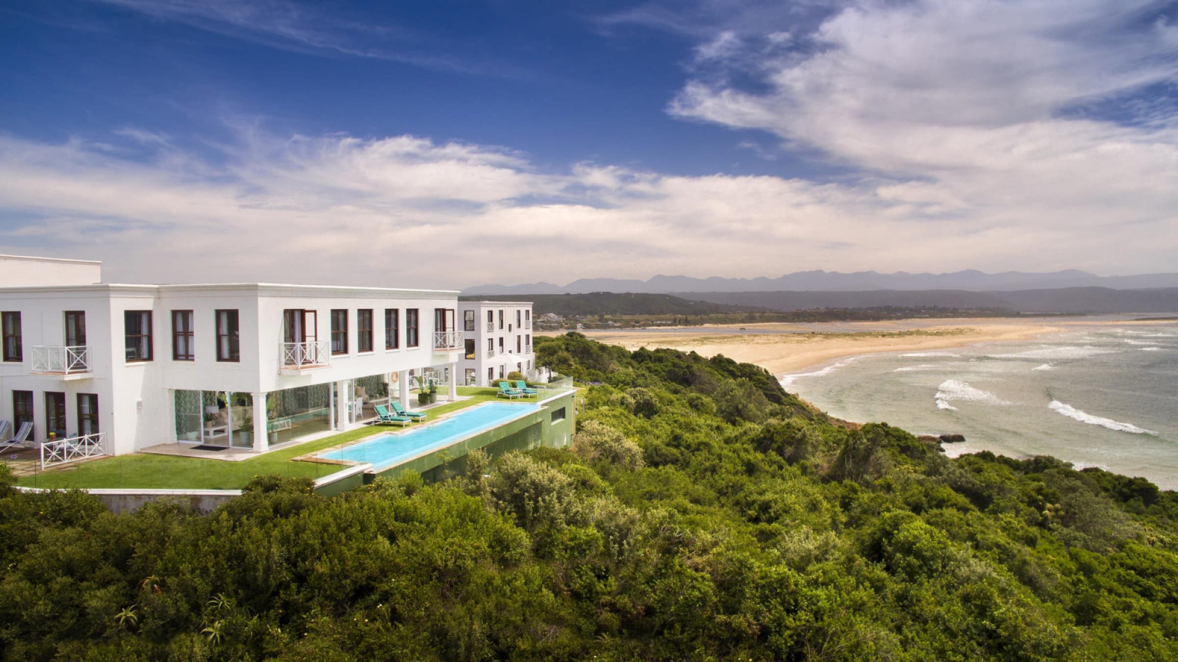 The plettenberg aerial view of the hotel 2400