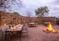 Simbambili game lodge boma dinner 1280