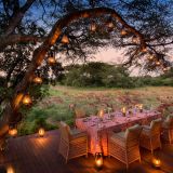 Phinda vlei lodge outdoor dining on the deck 1280