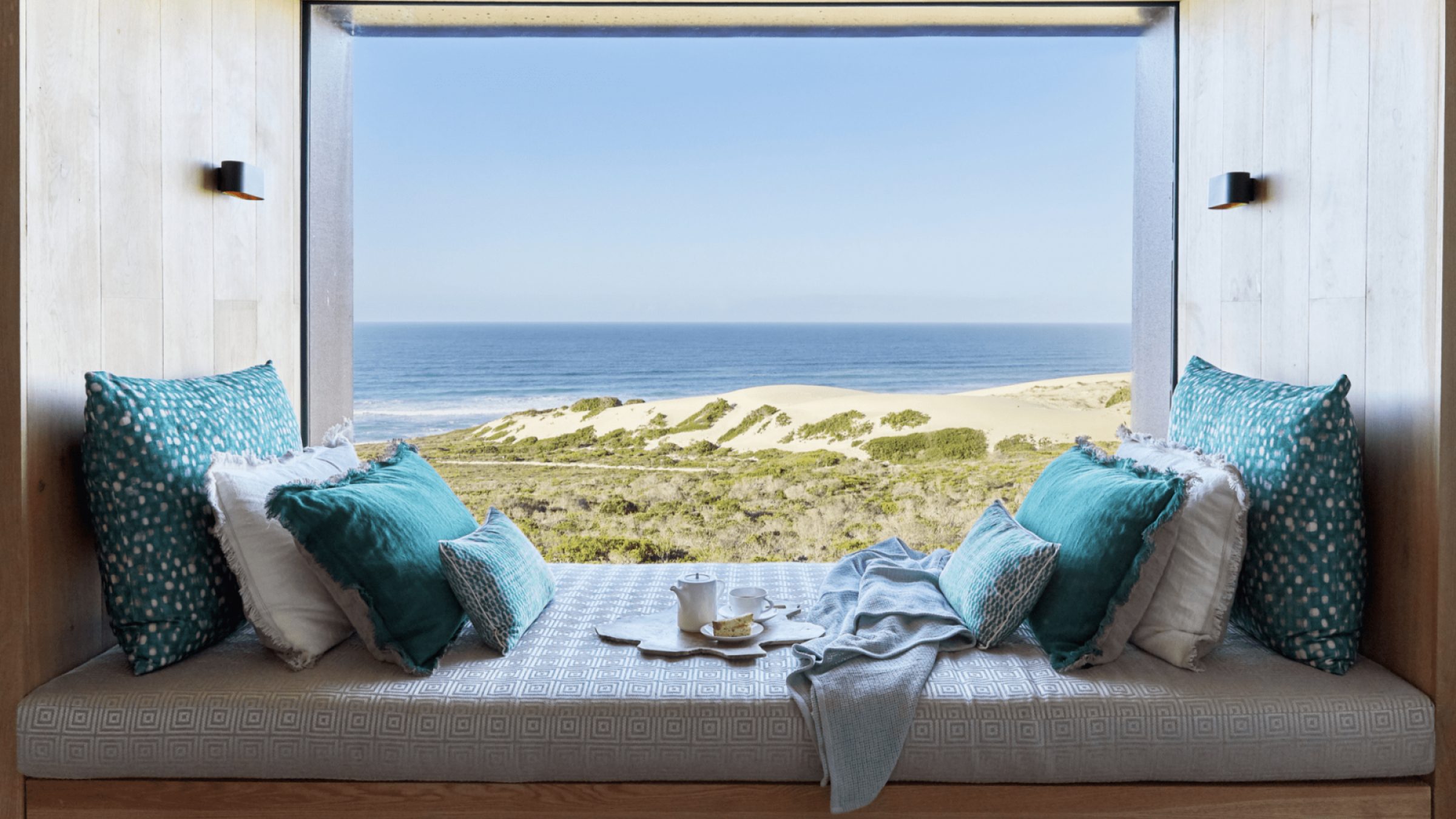Morukuru beach lodge views of the beach 2400