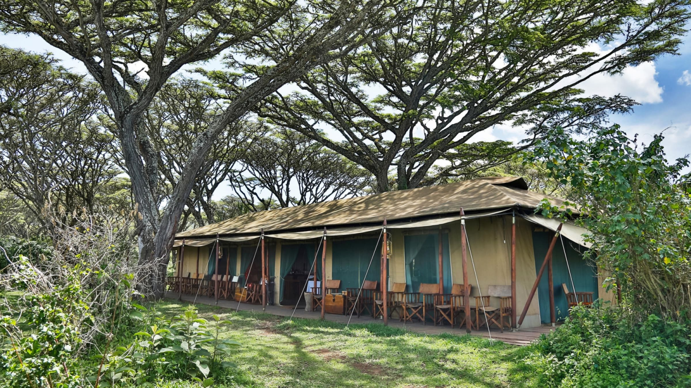 Lemala ngorongoro exterior of tented camp 2400