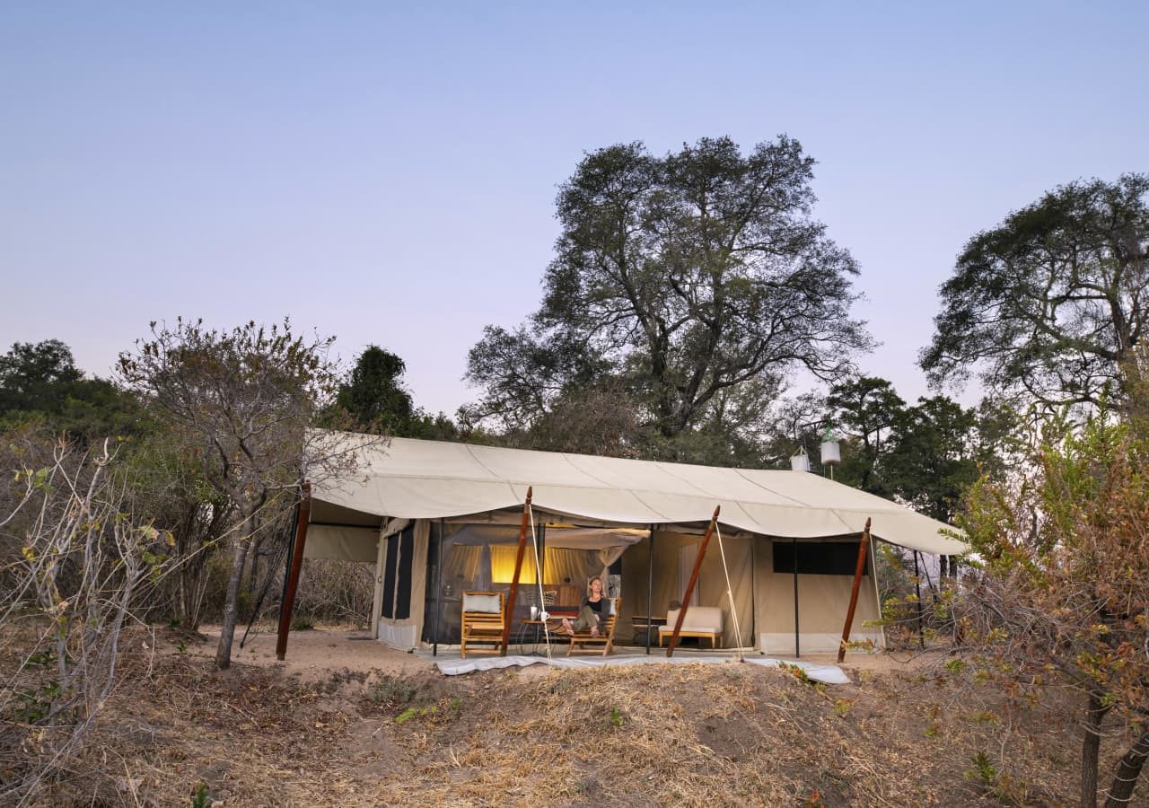 Asilia kwihala camp guest tent exterior 1280