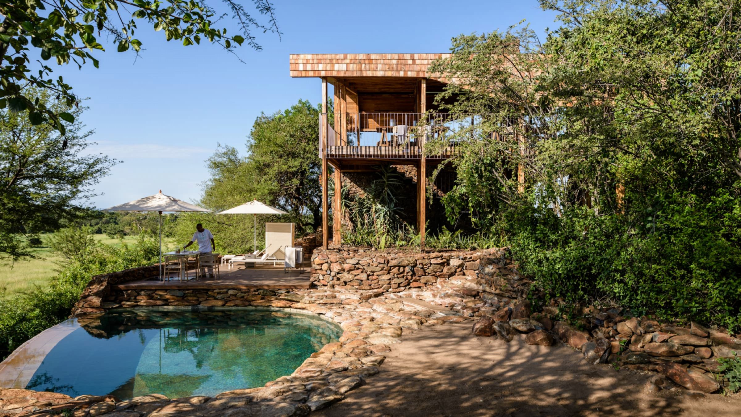 Singita faru faru lodge lodge exterior and main pool 2400