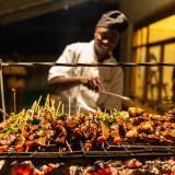 Kyambura gorge lodge dinner from the grill 1280