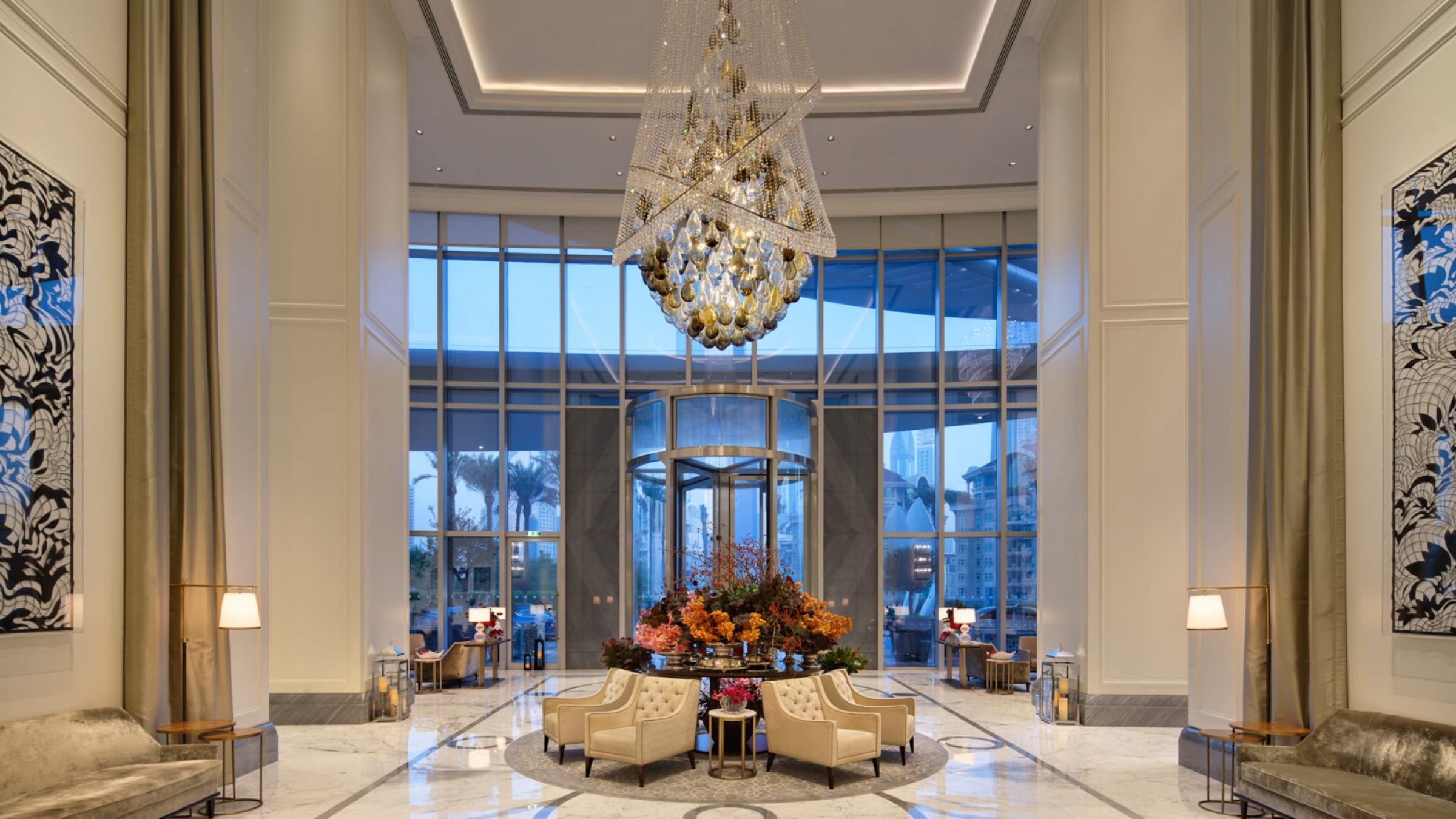 The address boulevard lobby lounge area 2400