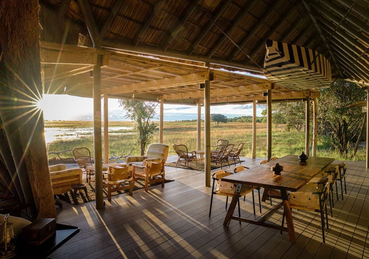Time tide king lewanika lodge lounge and dining area 1280
