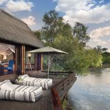 Royal chundu river lodge view from the deck 1280