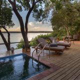 Tongabezi lodge the bird house pool and deck 1280