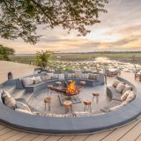 Kafunta river lodge sunken firepit 1280