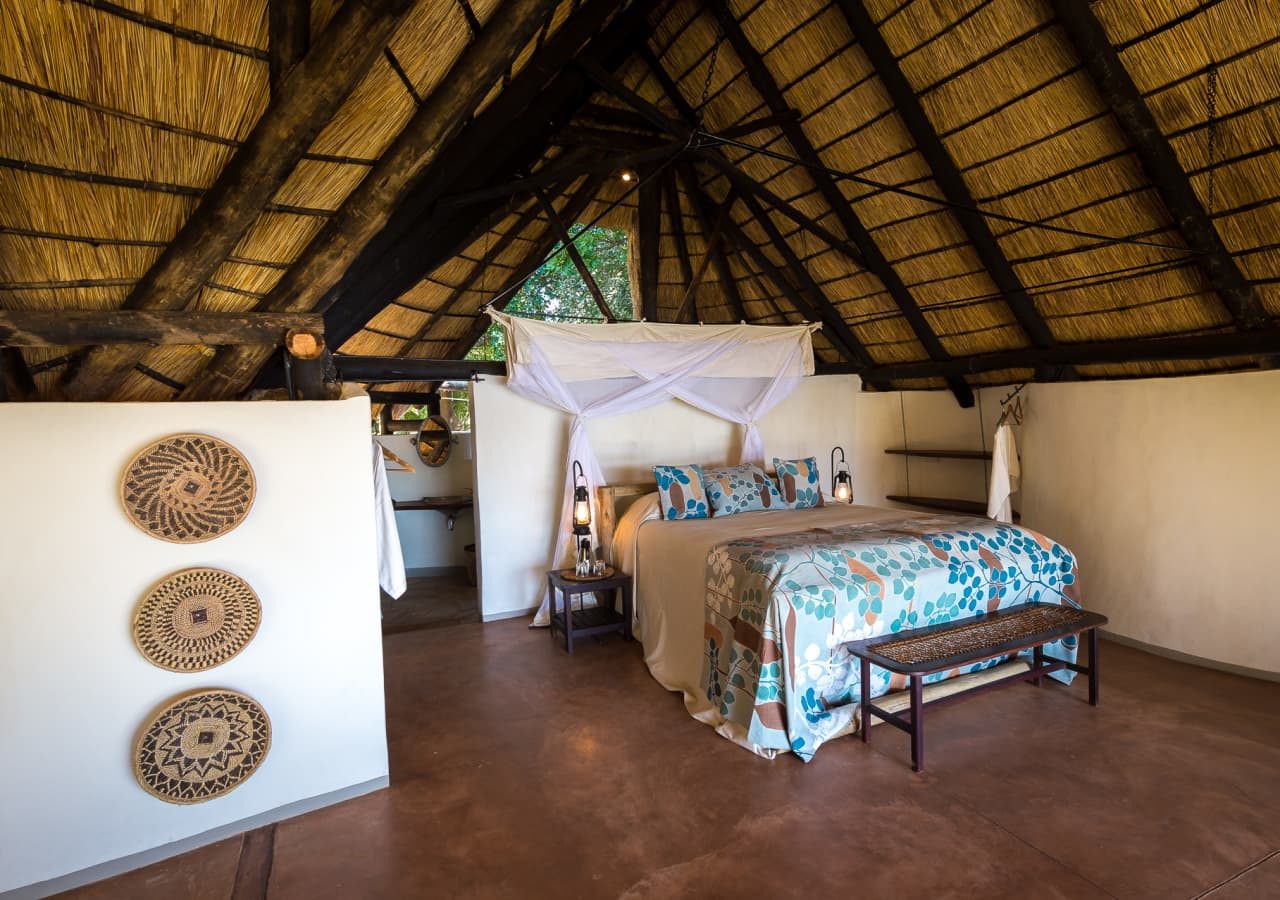 Nkwali camp guest bedroom suite 1280