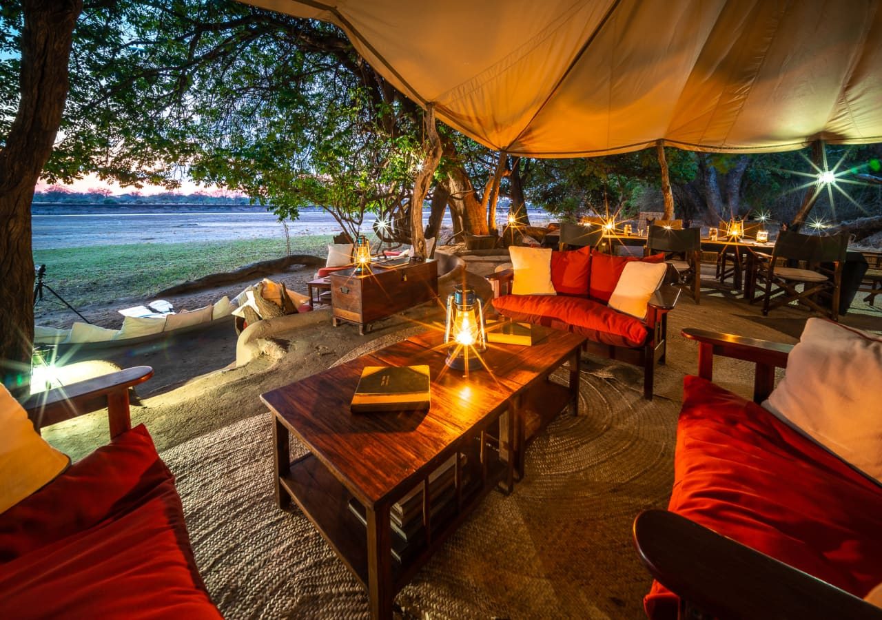 Tena tena camp tented lounge and dining area 1280