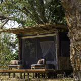 Little ruckomechi camp guest tent set in the trees 1280
