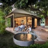 Nyamatusi mahogany luxury tented suite exterior and plunge pool 1280