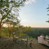 The elephant camp sundowner overlooking the landscape 1280
