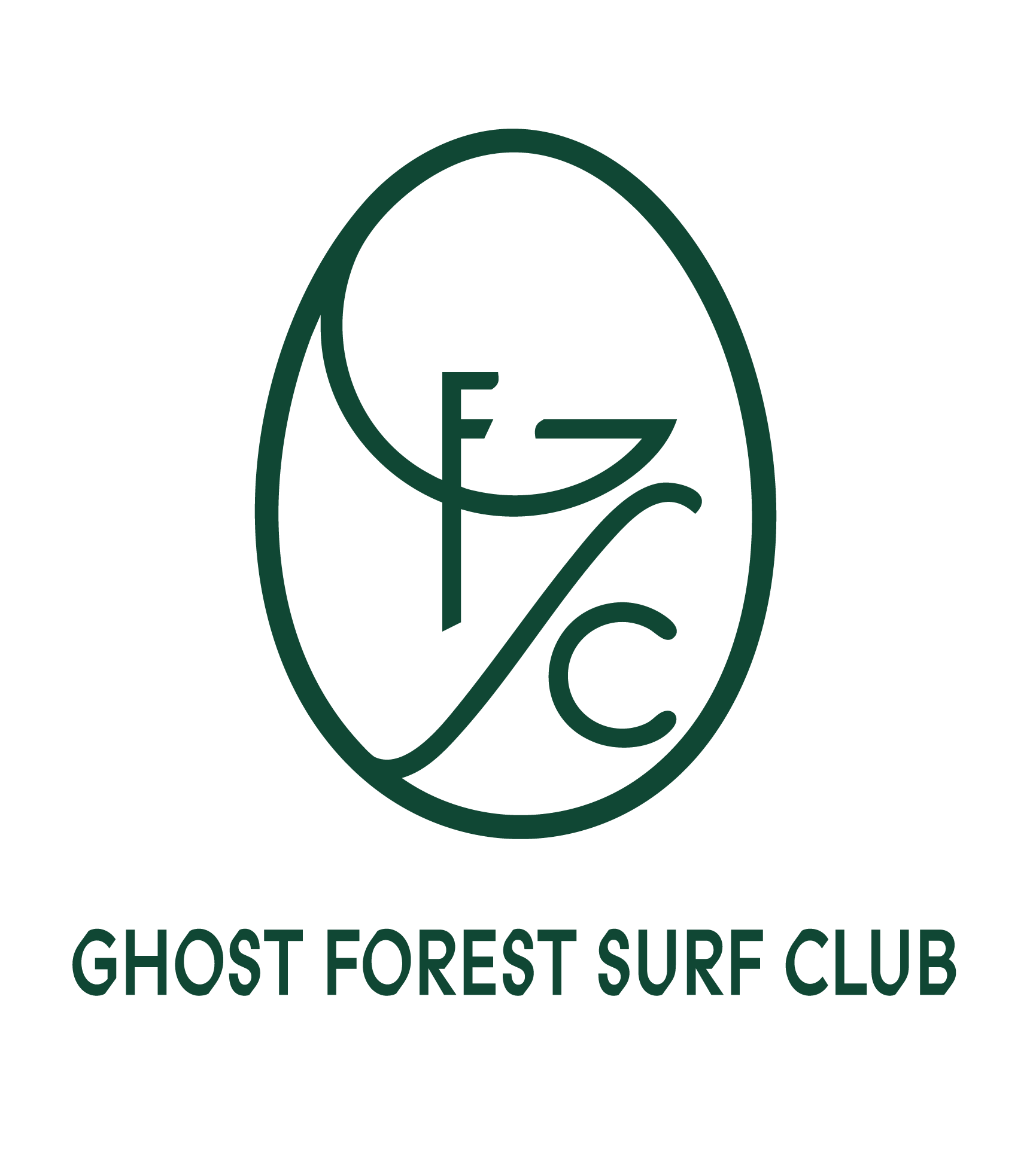 Communitees: Ghost Forest Surf Club logo