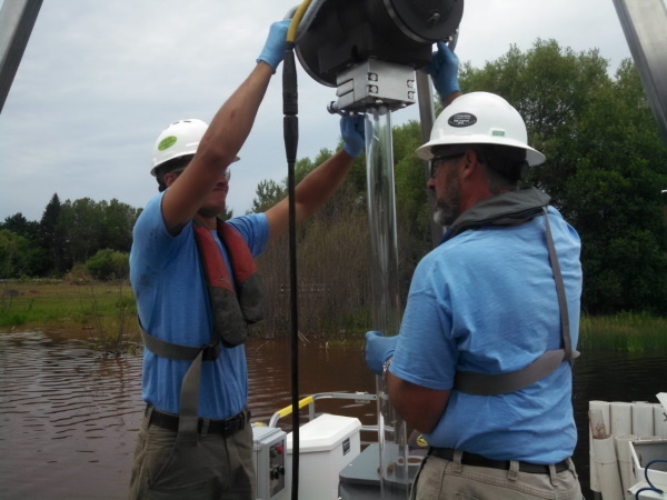 Vibracore Sediment Sampling