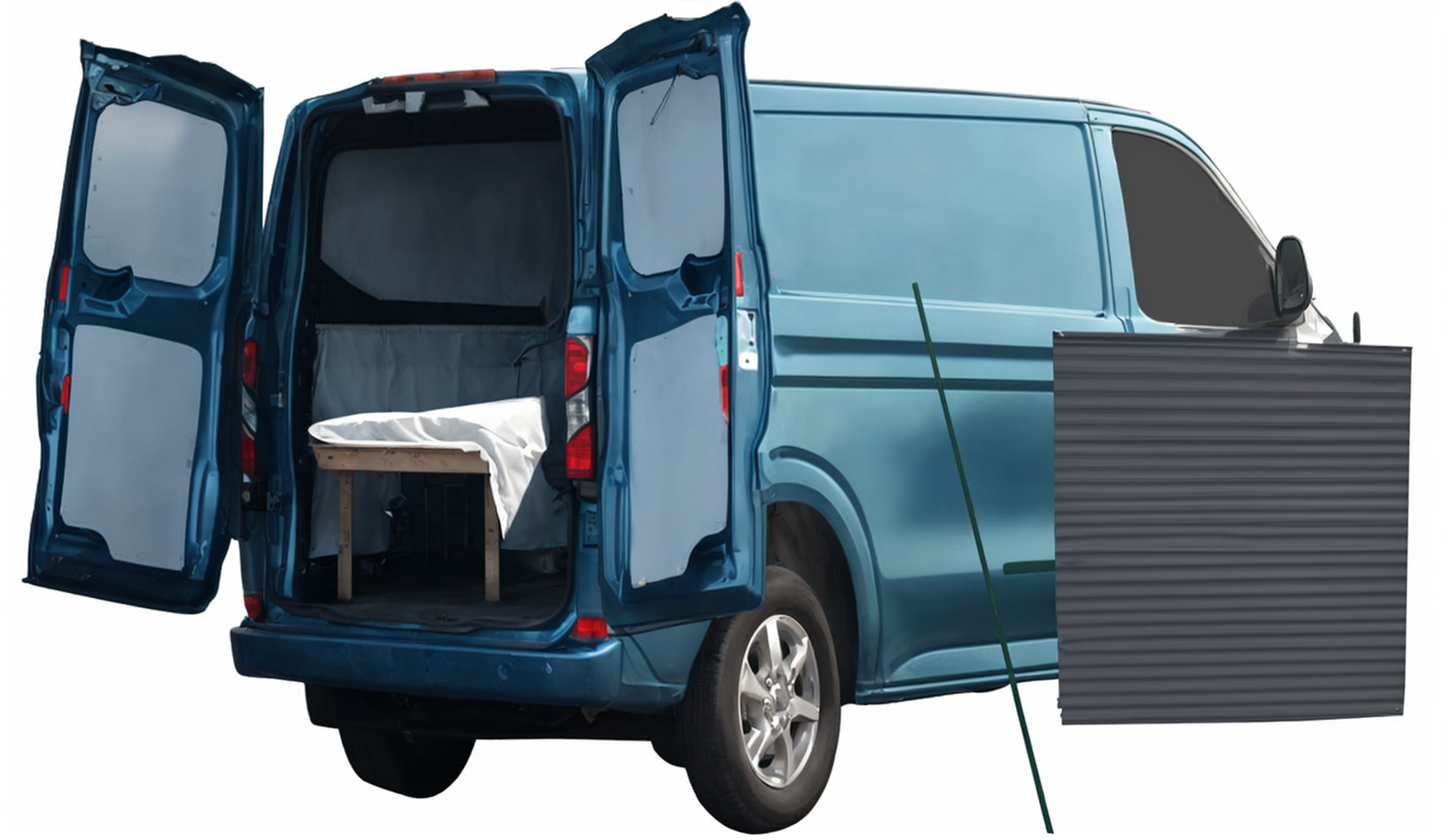 Portal Break Barbarian book 1 chapter 11 color image of the van.