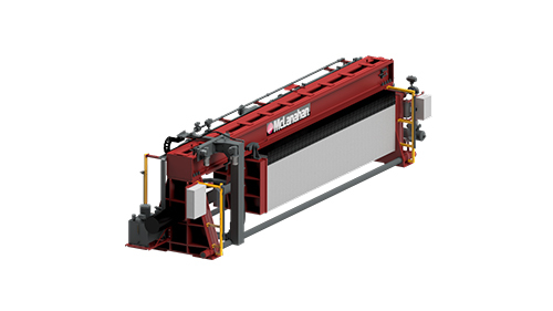 Filter press 3d render