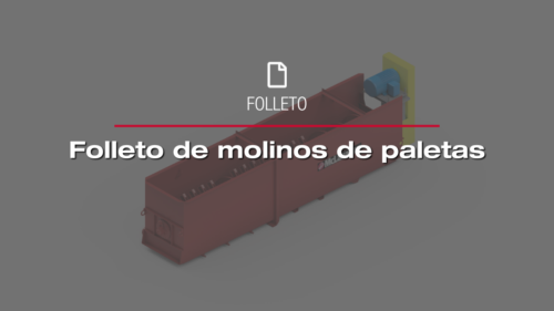 Folleto de molinos de paletas