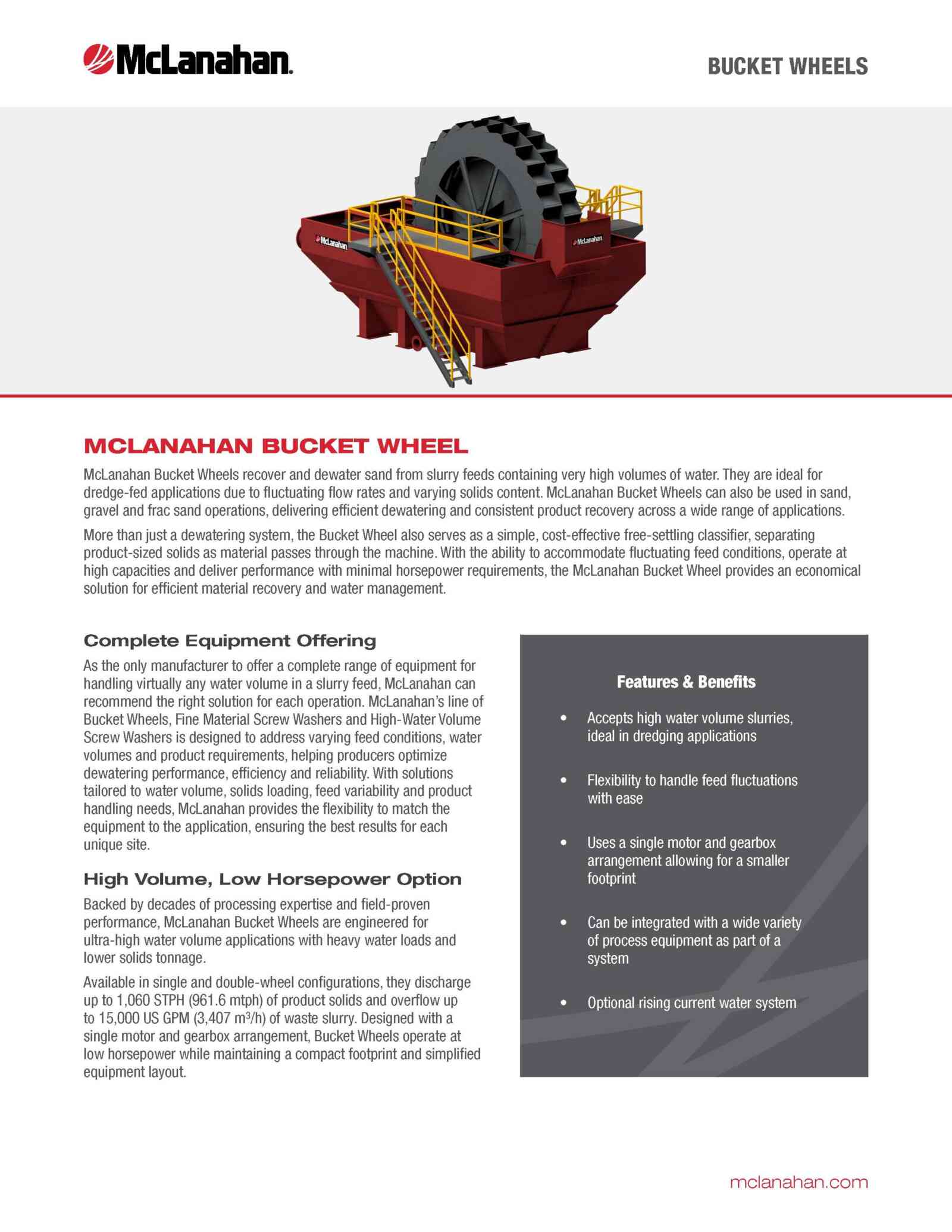 Bucket wheel brochure preview