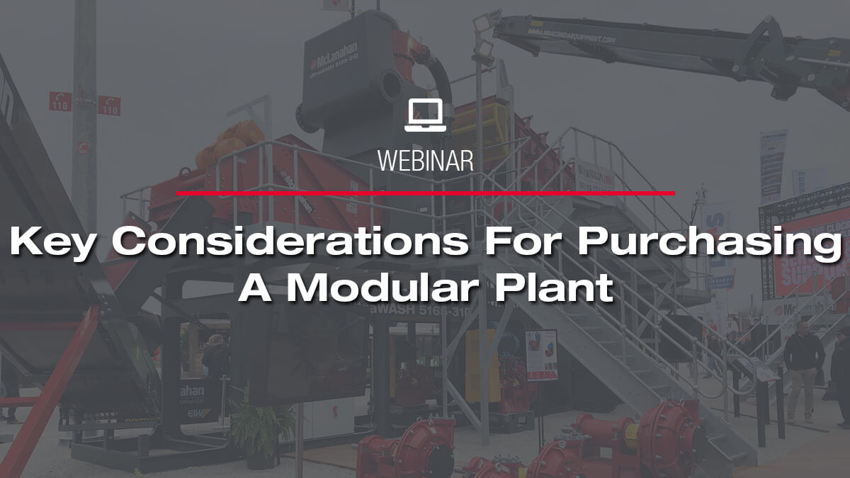 Key Considerations For Purchasing A Modular Plant Webinar