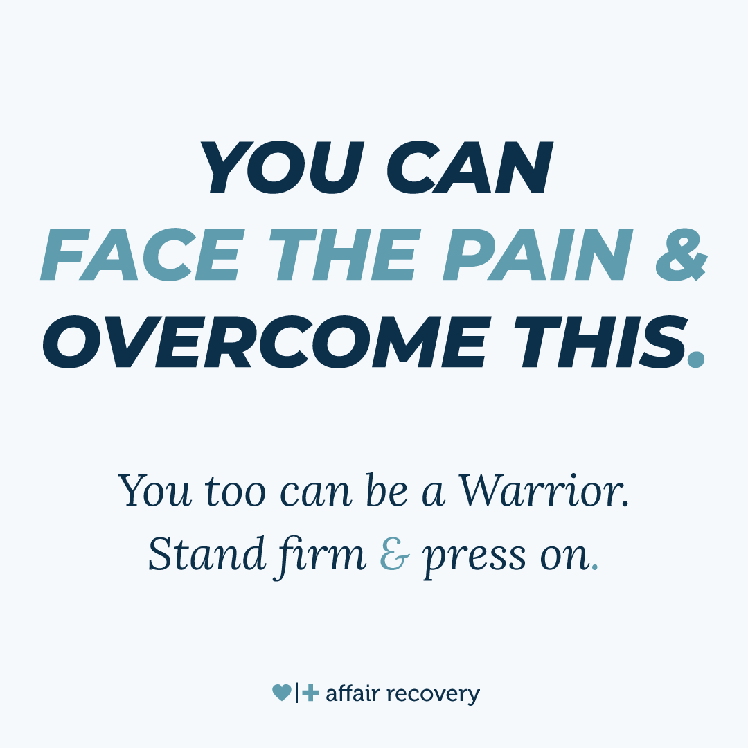 You can face the pain—and overcome it.