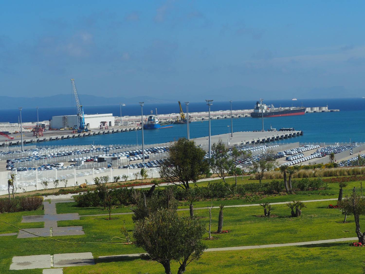 TangerMed Port View from the gardens
