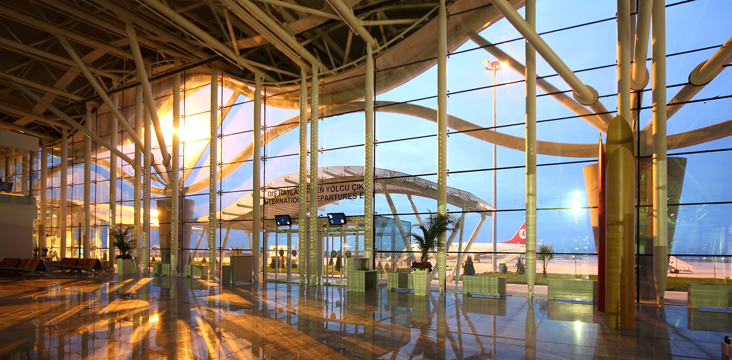 Hatay Airport International departures exit