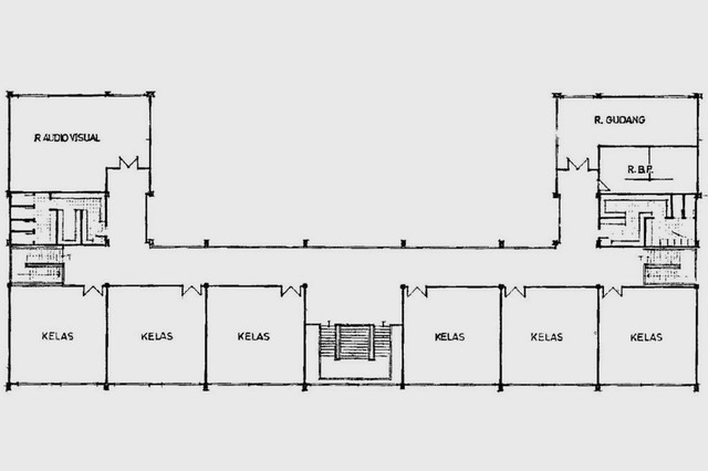 Floor Plan Junior High School Archnet