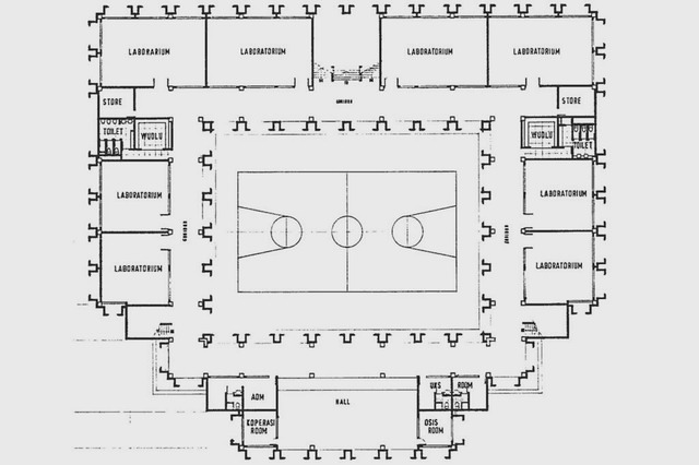 Al Izhar Islamic School Floor Plan Secondary High School Archnet