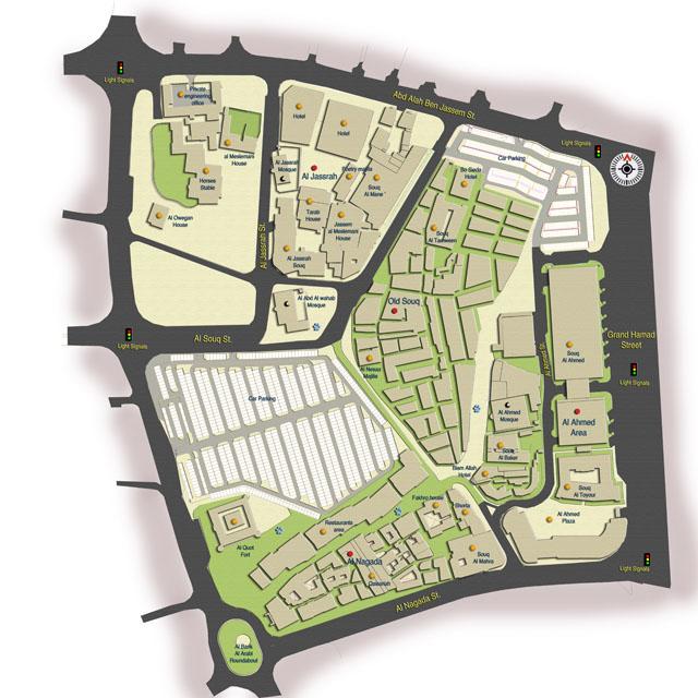 Souk Waqif Site Plan Archnet