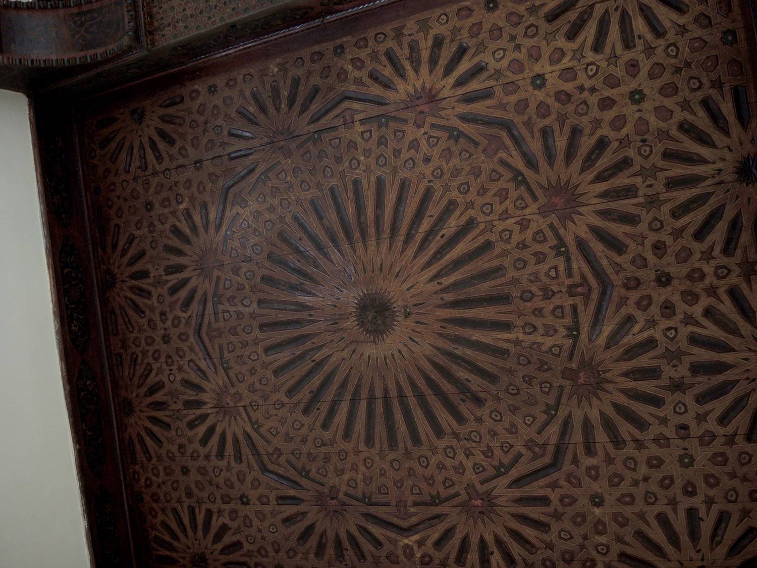 Michael A Toler Detail View Of A Carved Wood Ceiling Archnet