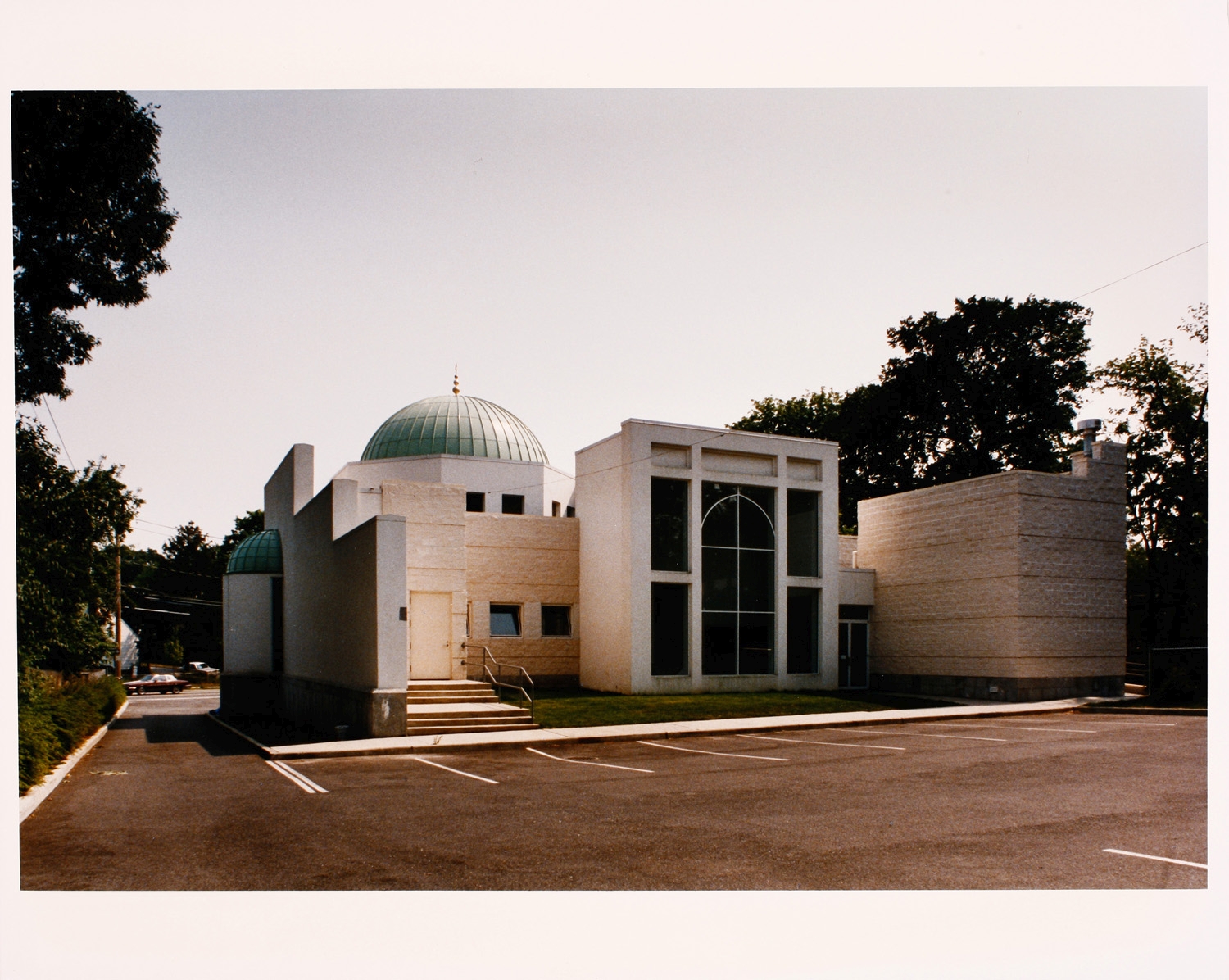 Islamic Center of Long Island Overall view of north (rear) facade of