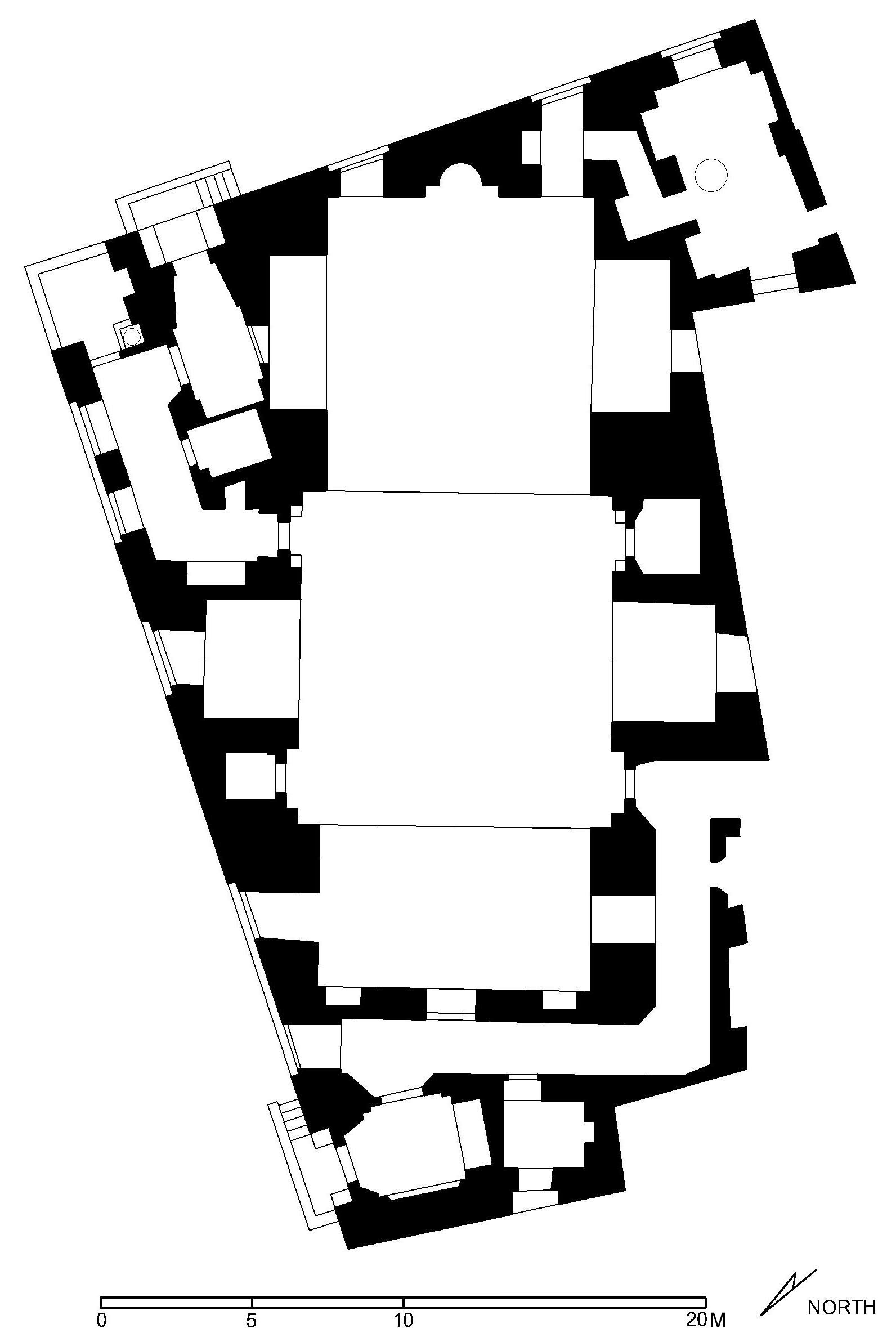 Masjid waMadrasa alQadi 'Abd alBasit Floor plan of Qadi 'Abd al
