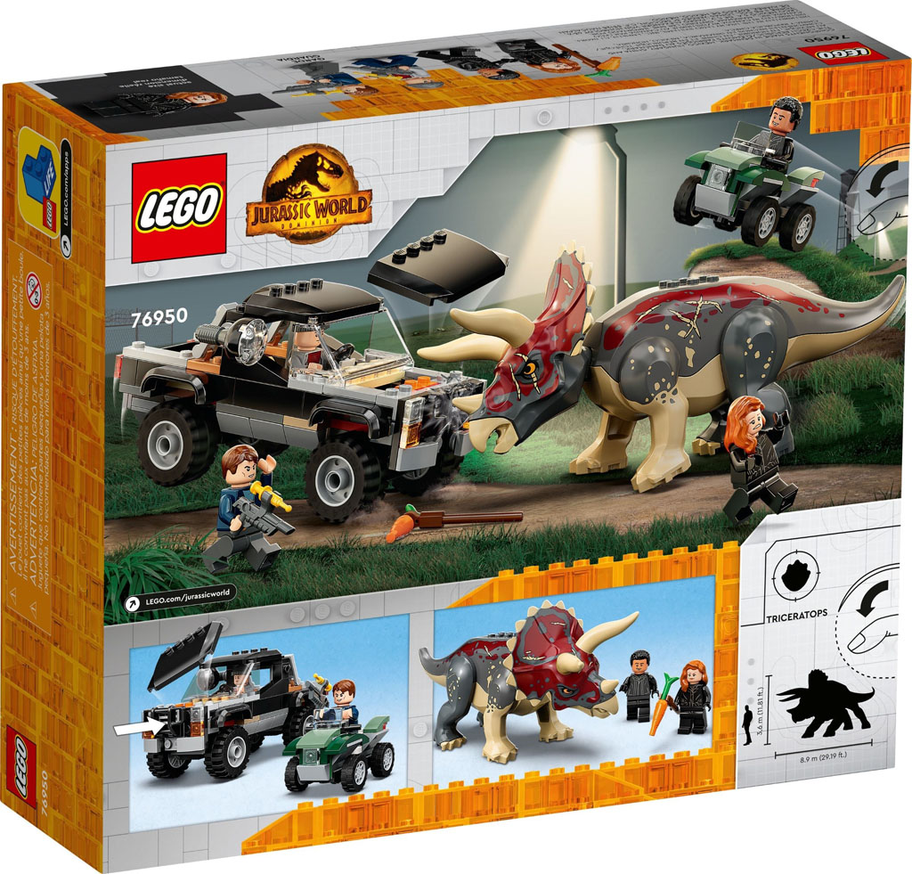 Pre-Order LEGO Jurassic World Dominion Sets | Belle-Ve Bricks | LEGO MOCS / Custom MOCs LEGO Jurassic World 76950 Triceratops Pick-up Truck Ambush 2