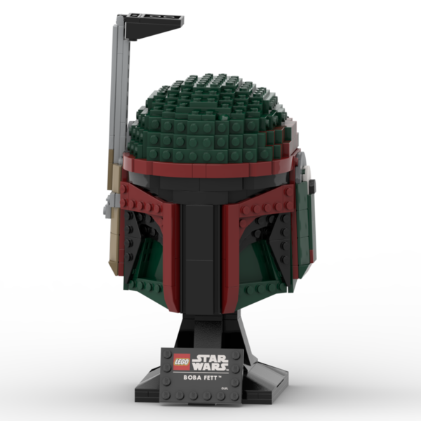 LEGO® instructions Boba Fett helmet (Book of Boba Fett version