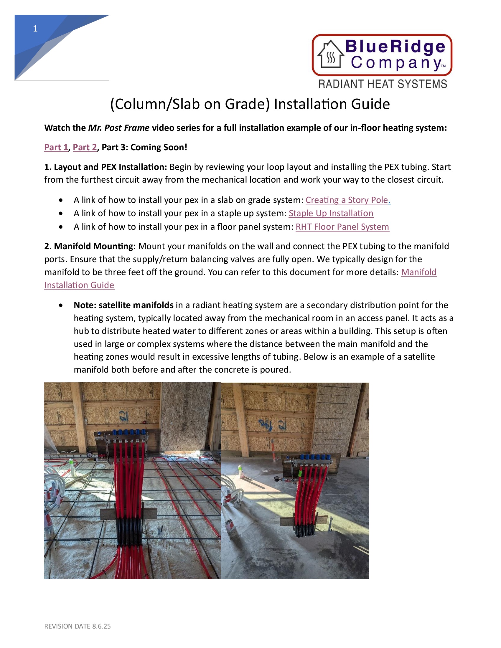 RHT Column Startup Guide — PDF thumbnail
