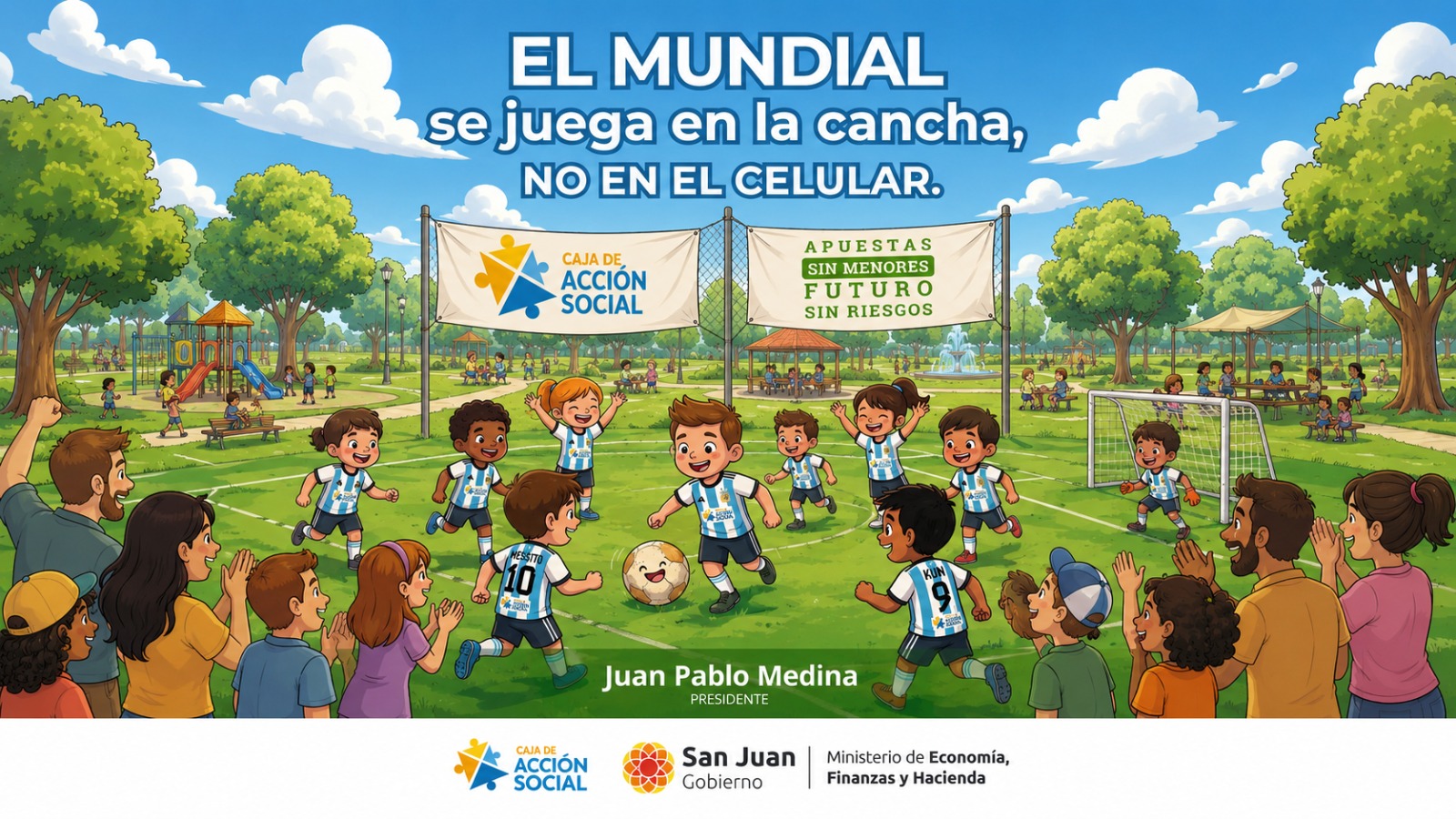 Se juega en la cancha no en el celular