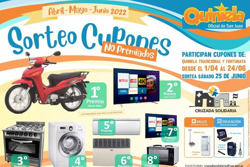 Ya se puede juntar tickets para participar del sorteo de cupones no premiados