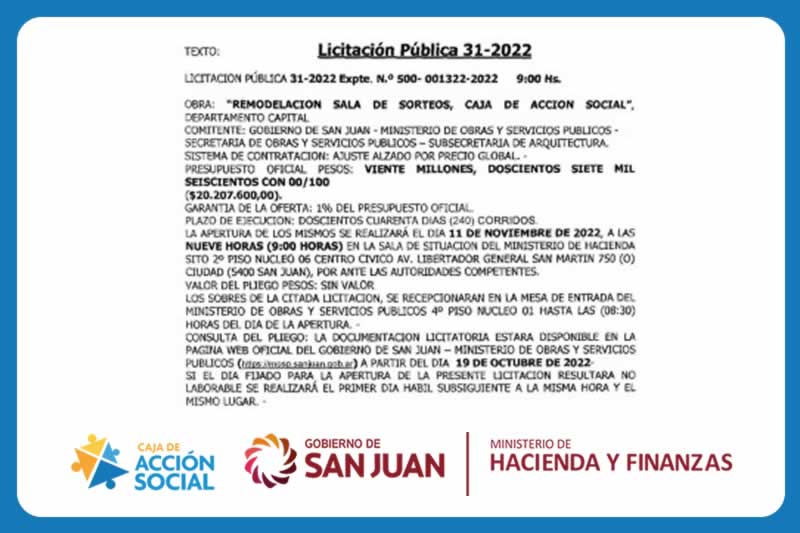 Licitación Pública N° 0031/2022
