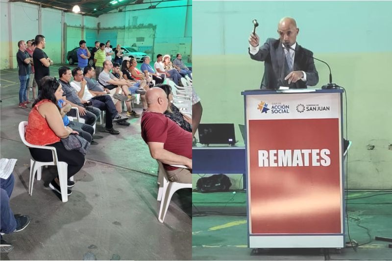 La Caja de Acción Social remató dos utilitarios por casi $3 millones