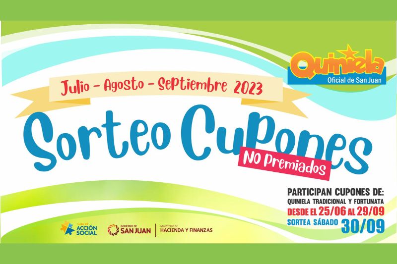 Se viene un nuevo sorteo de Cupones no Premiados y Cruzadas Solidarias