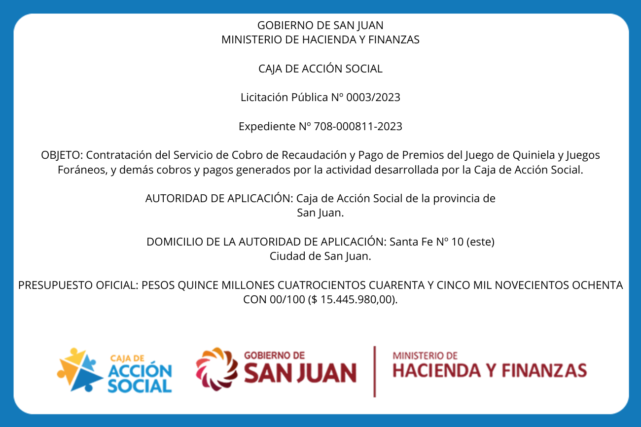 Licitación Pública Nº 0003/2023