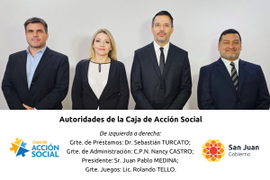 NUEVAS AUTORIDADES EN LA CAJA DE ACCIÓN SOCIAL DE SAN JUAN