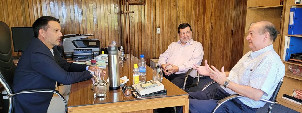 Visita del representante de lotería de la Provincia de Misiones