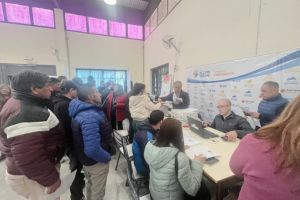 Exitosa participación de la Caja de Acción Social en el operativo en Caucete.