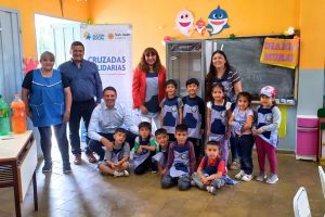 La Caja de Acción Social entregó premios de Cruzadas Solidarias en escuelas alejadas del departamento Iglesia